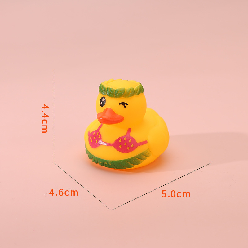 Christmas Antler Yellow Duck Figure — photo 4