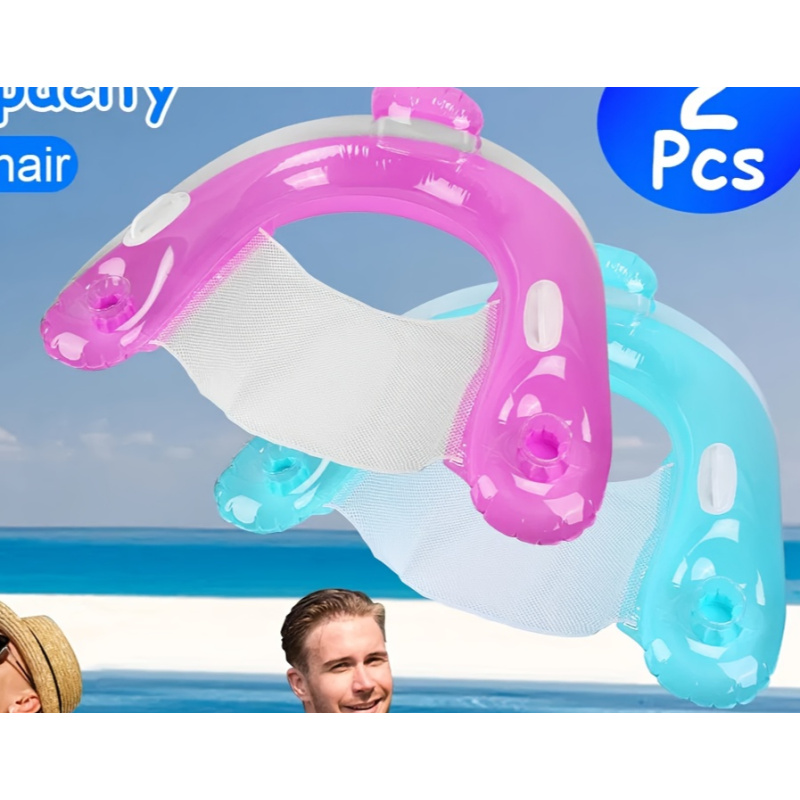 Clear Mesh-Seat Pool Chair Float (109cm) โ photo 4