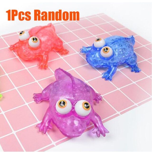 Googly-Eye Frog Water-Bead Squeeze Toy