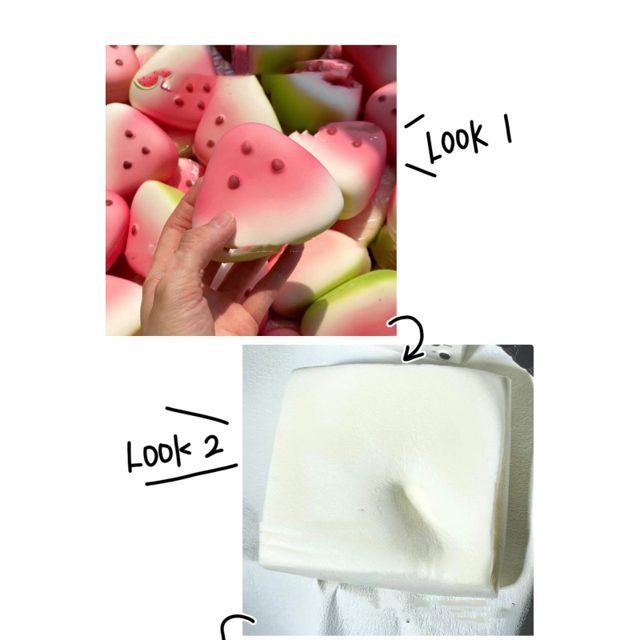 White Milk Brick Stretch Squishy