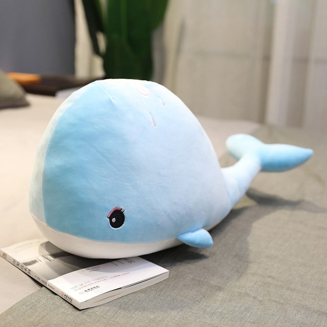 Sleepy Navy Whale Plush 65cm โ photo 2