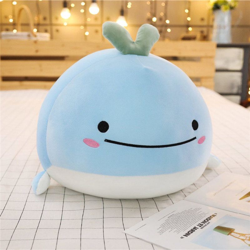 Chubby Sprout Whale Squish Pillow