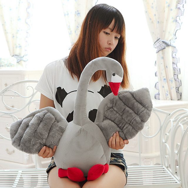 Green Spread-Wing Swan Plush โ photo 3