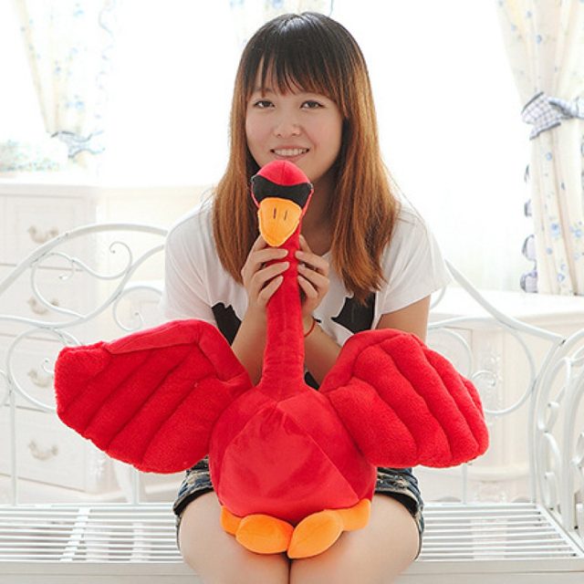 Green Spread-Wing Swan Plush โ photo 2