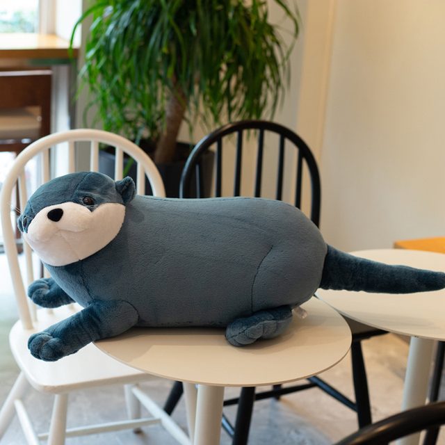 Chubby Otter Body Pillow Plush (Blue) โ photo 3