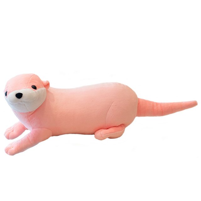 Chubby Otter Body Pillow Plush (Pink) โ photo 3