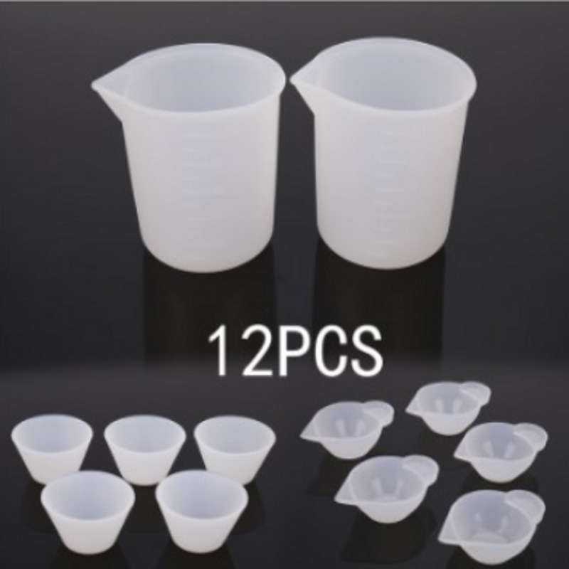 Silicone Mixing Cups & Dispensing Bowls (12 Pcs)